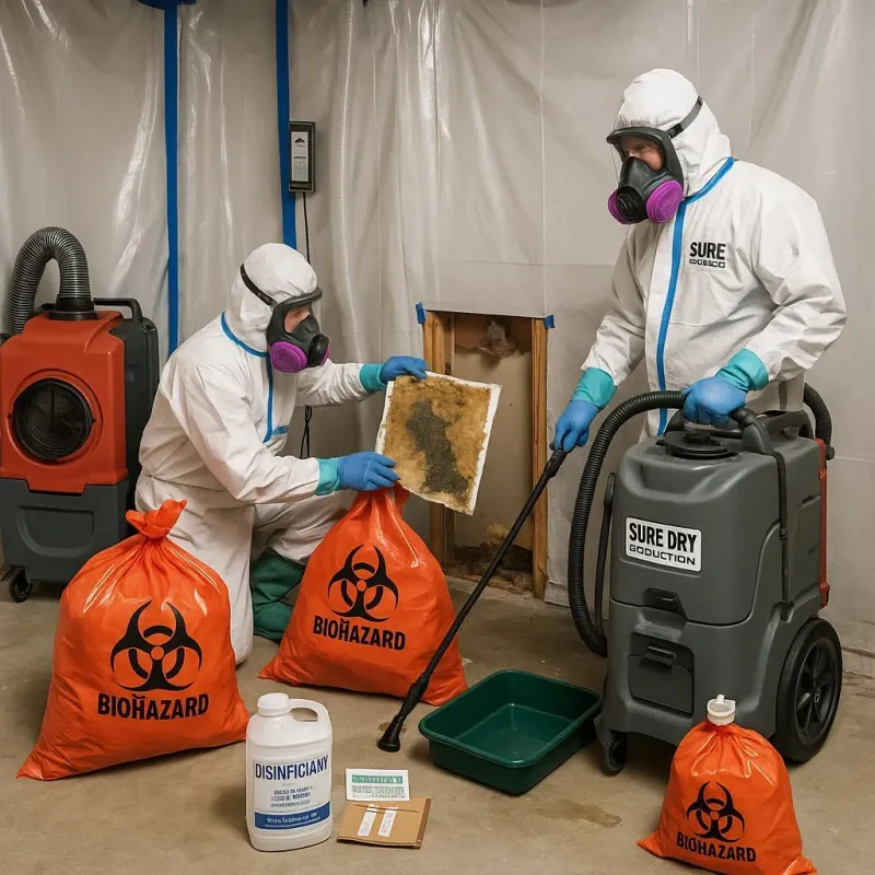Contaminated Water Handling Protocols process in Van Buren County, MI